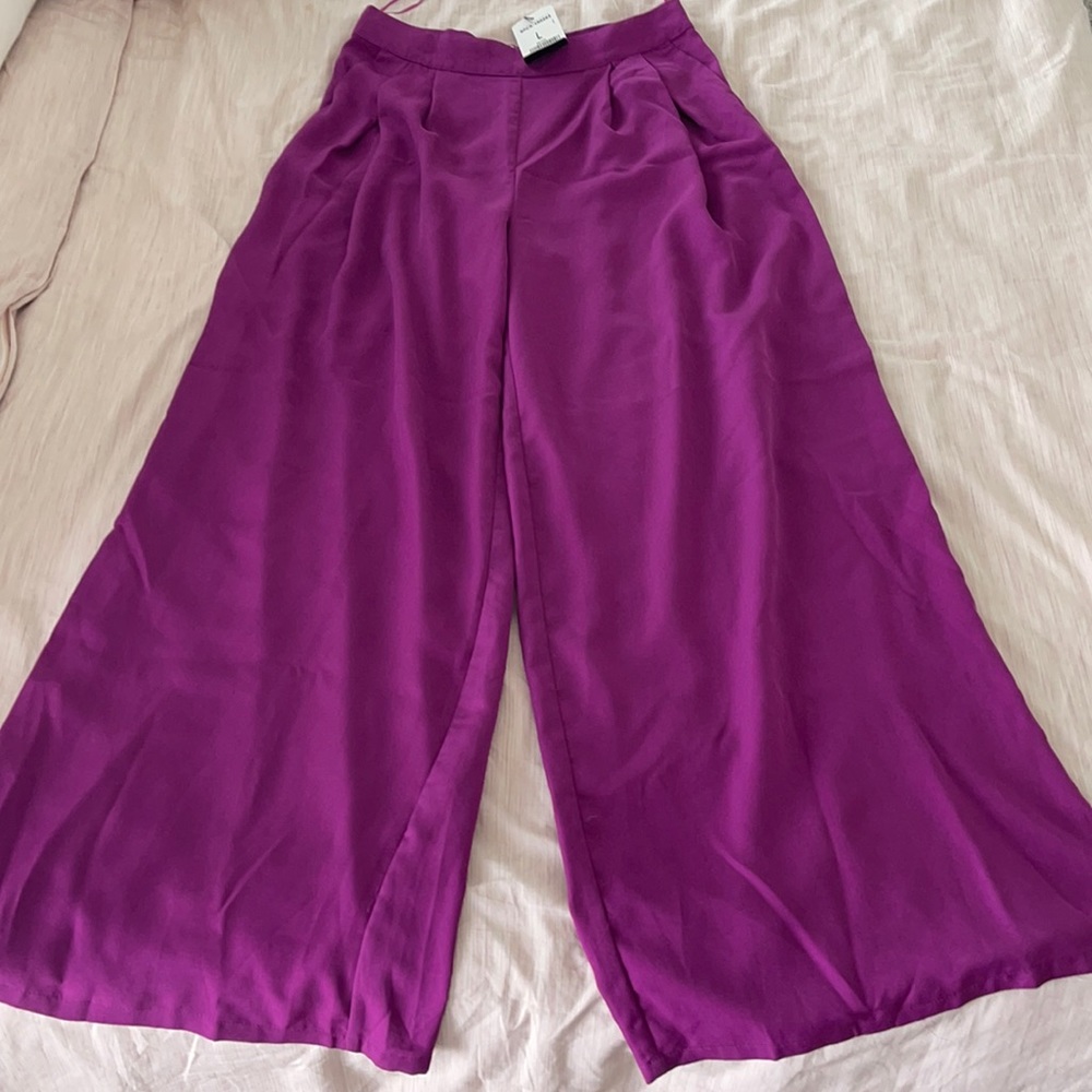 Purple Palazzo Pants